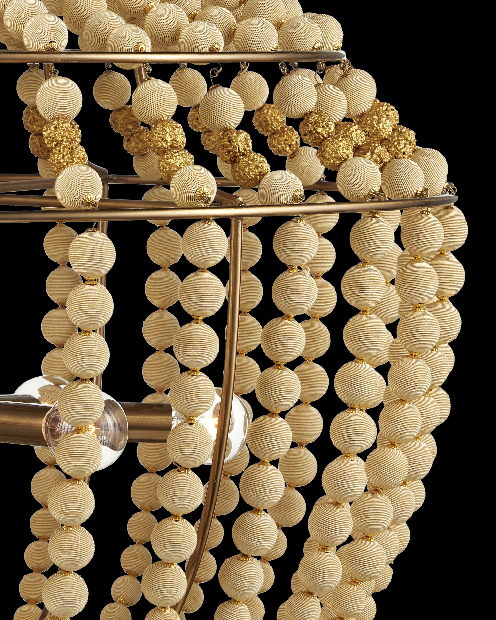 Currey & Company Penelope Beige Chandelier