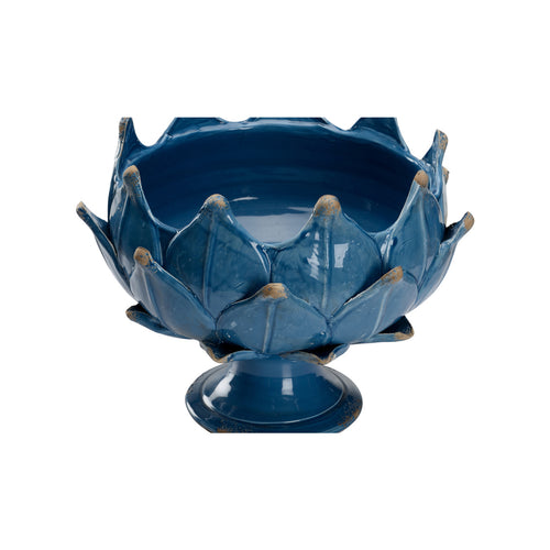 Chelsea House Leaf Vase Blue