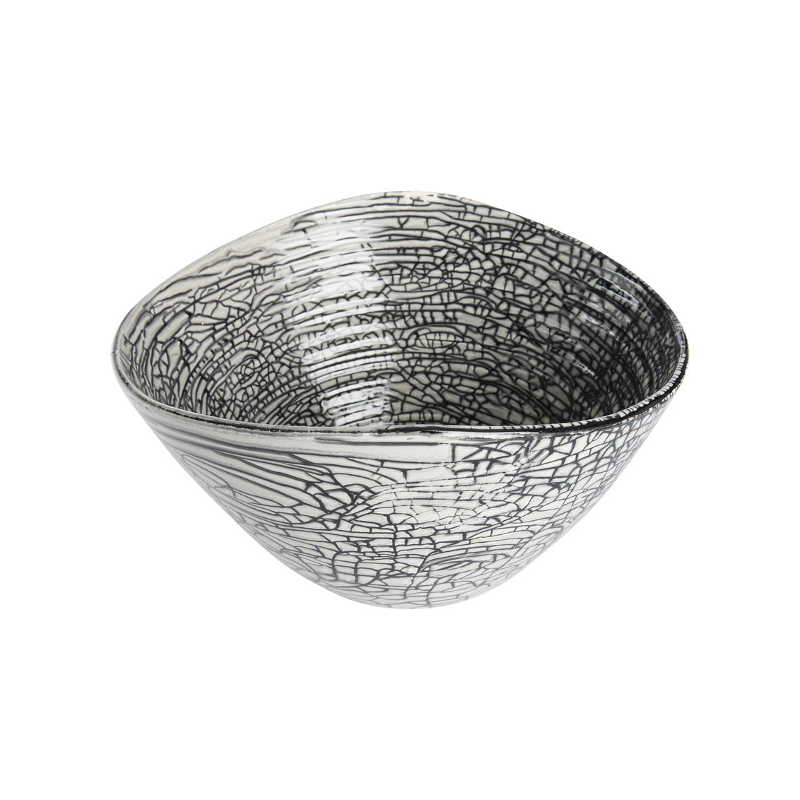 Chelsea House Black Oval Centerpiece Bowl