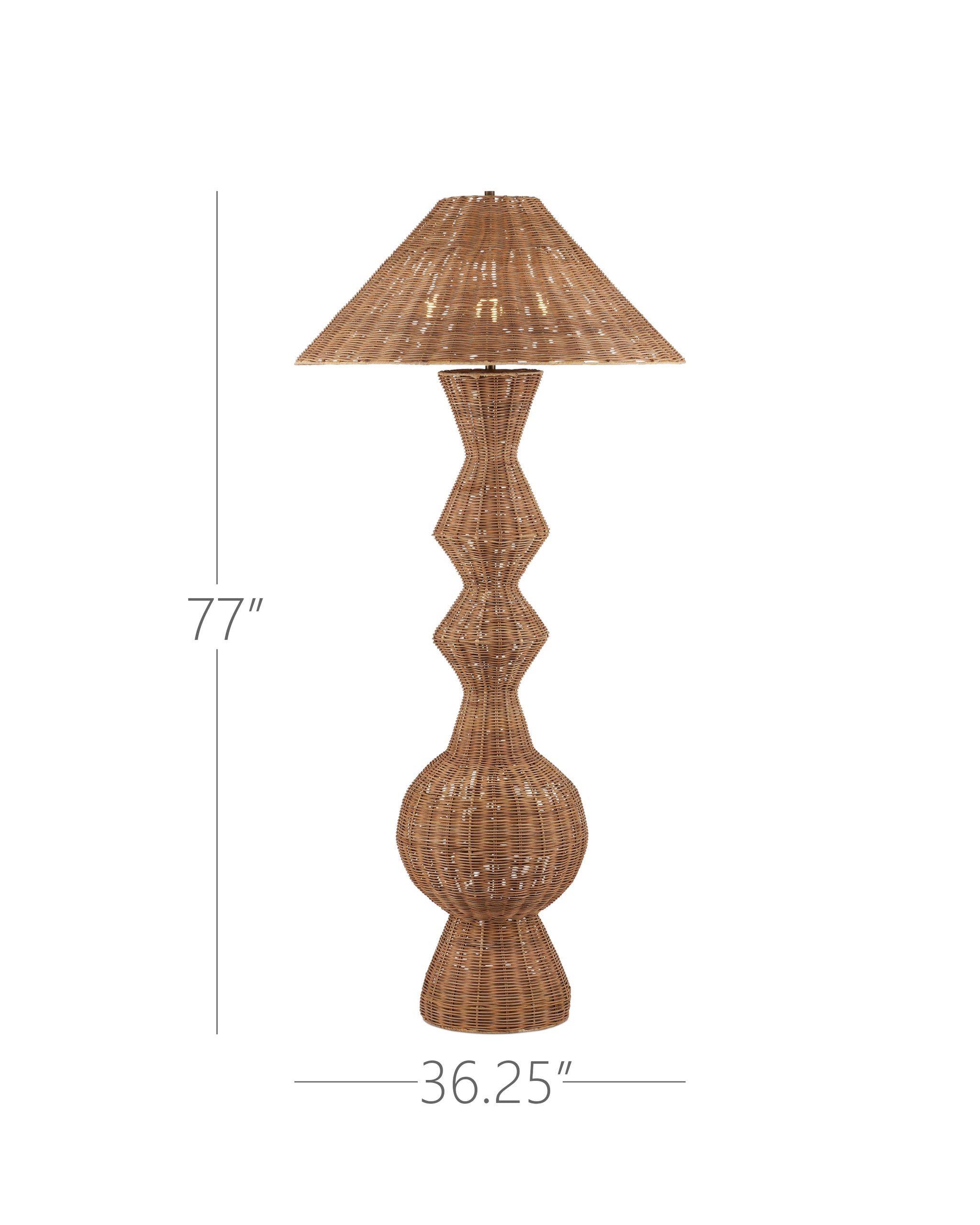 Currey & Company Nirvana Grande Floor Lamp