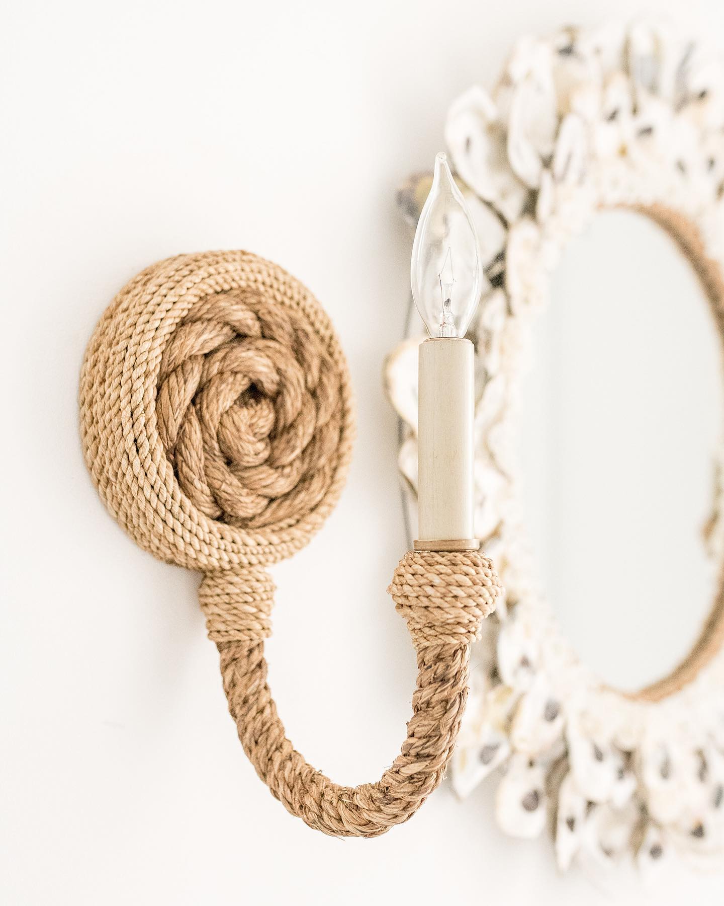 Bunny Williams for Currey and Company, Wallis Rope Wall Sconce