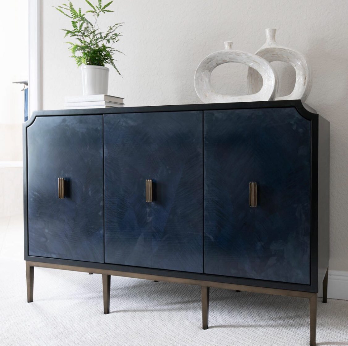 Currey and Company Kallista Cabinet