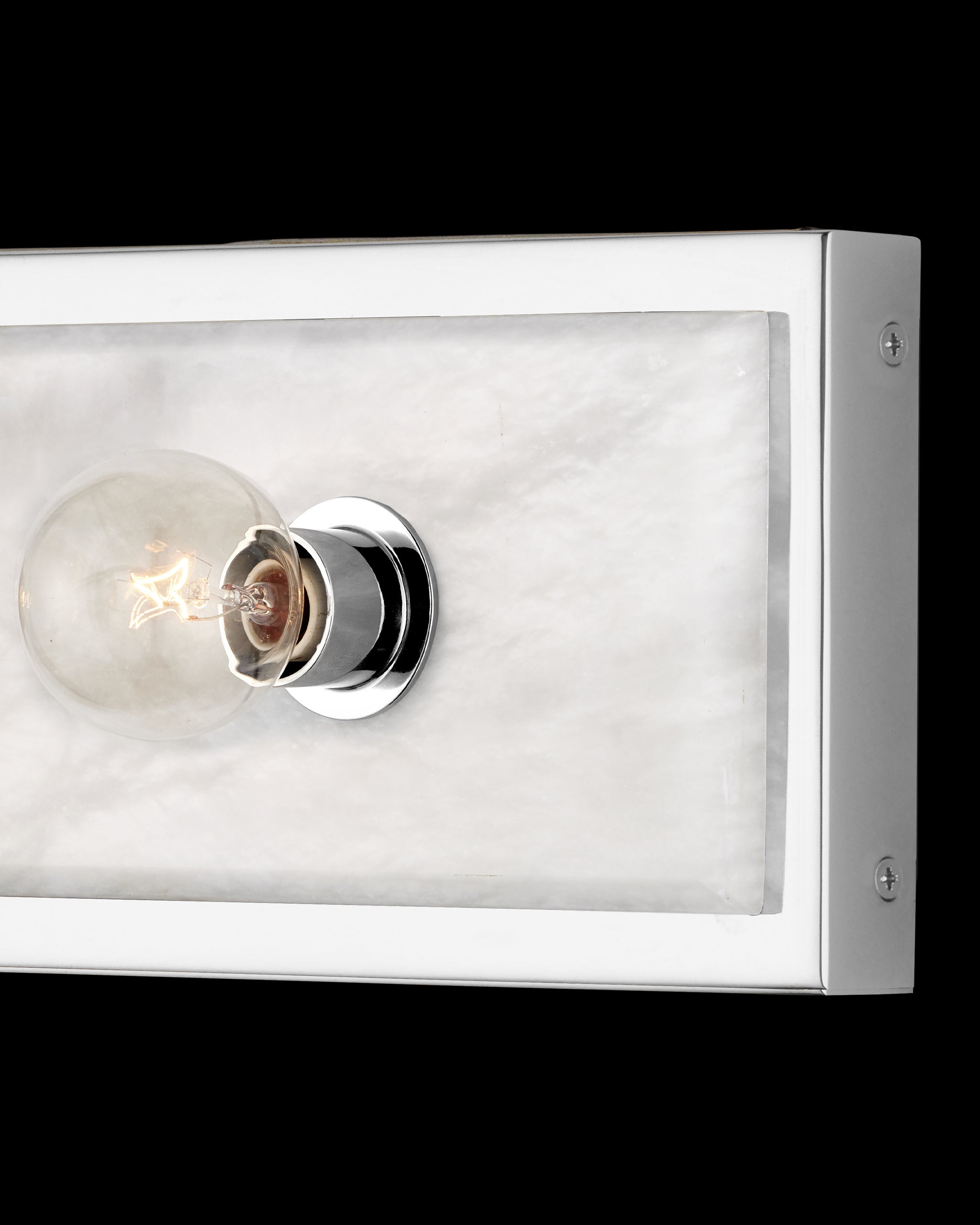 Currey & Company Berdine Medium Nickel Bath Wall Sconce