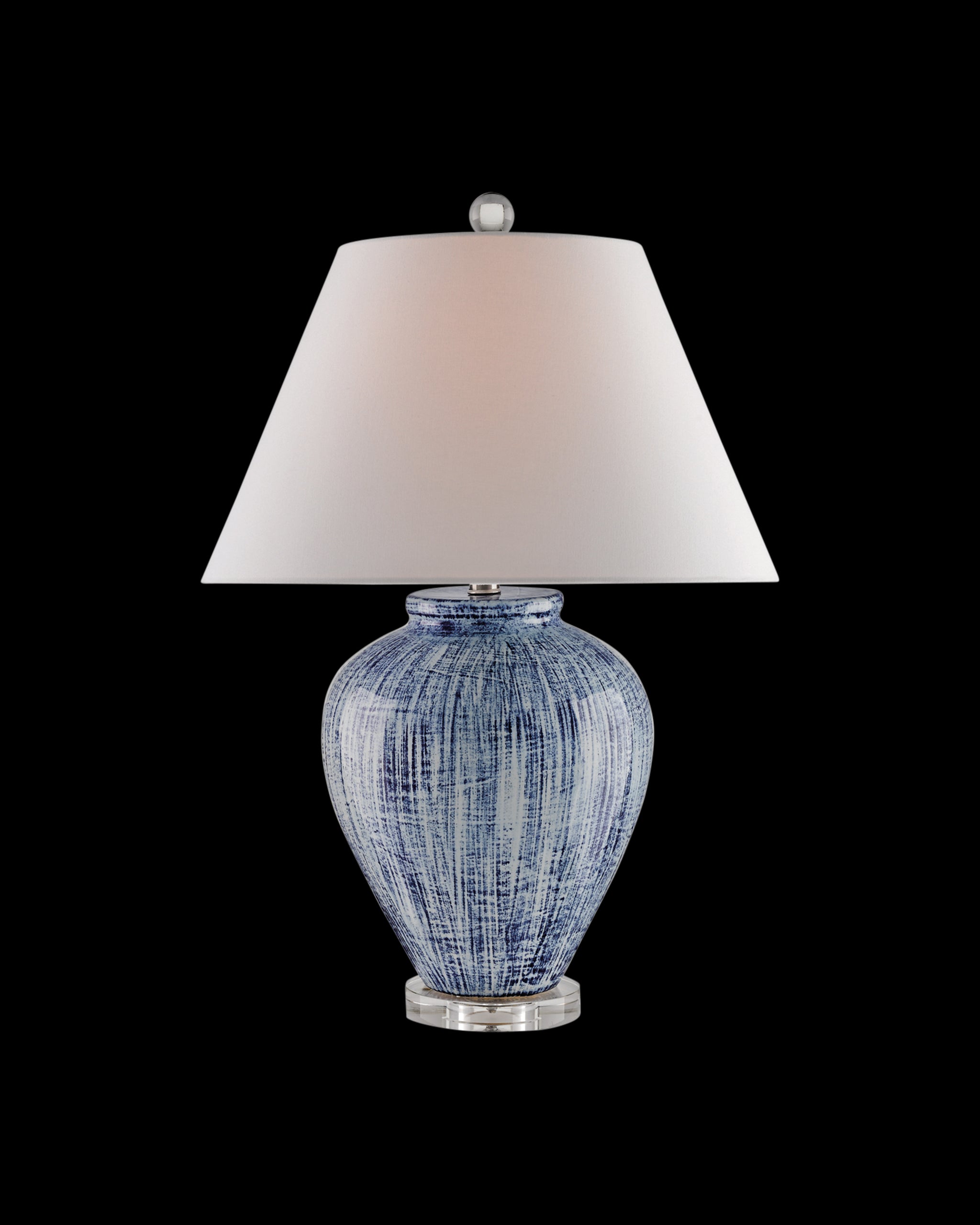 Currey & Company Malaprop Blue Table Lamp