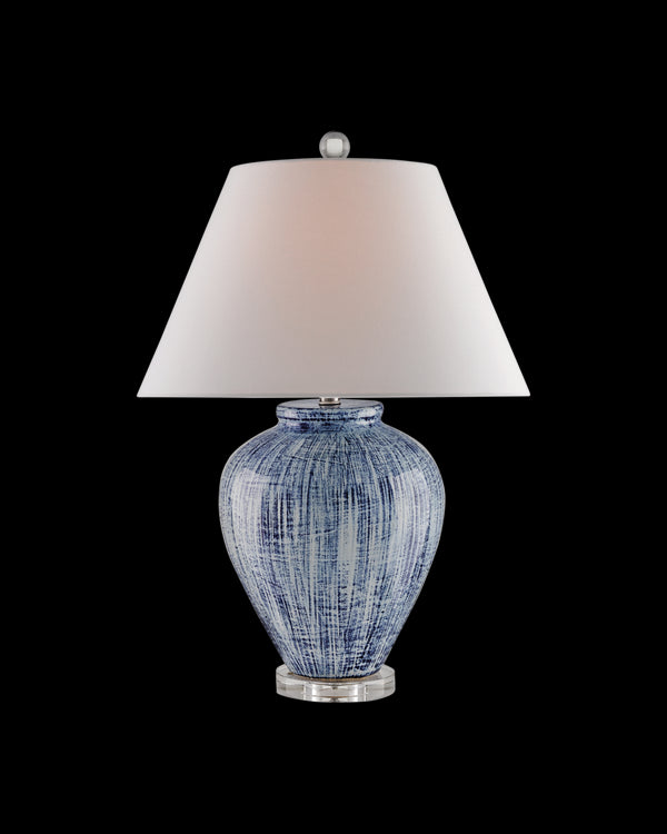 Currey & Company Malaprop Blue Table Lamp