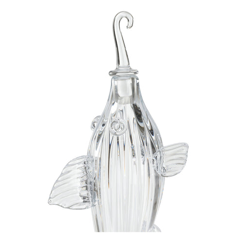 Chelsea House Hand Blown Fish Decanter