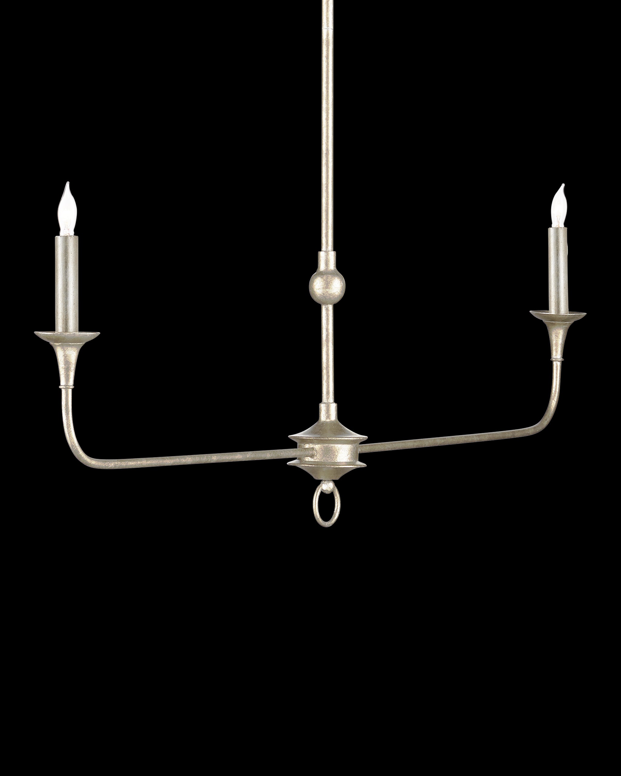 Currey & Company Nottaway Linear Champagne Chandelier