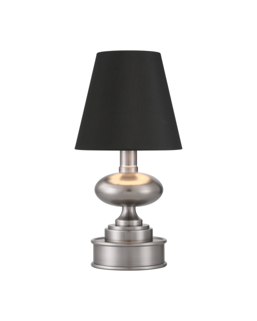 Currey & Company Galavant Nickel Cordless Table Lamp