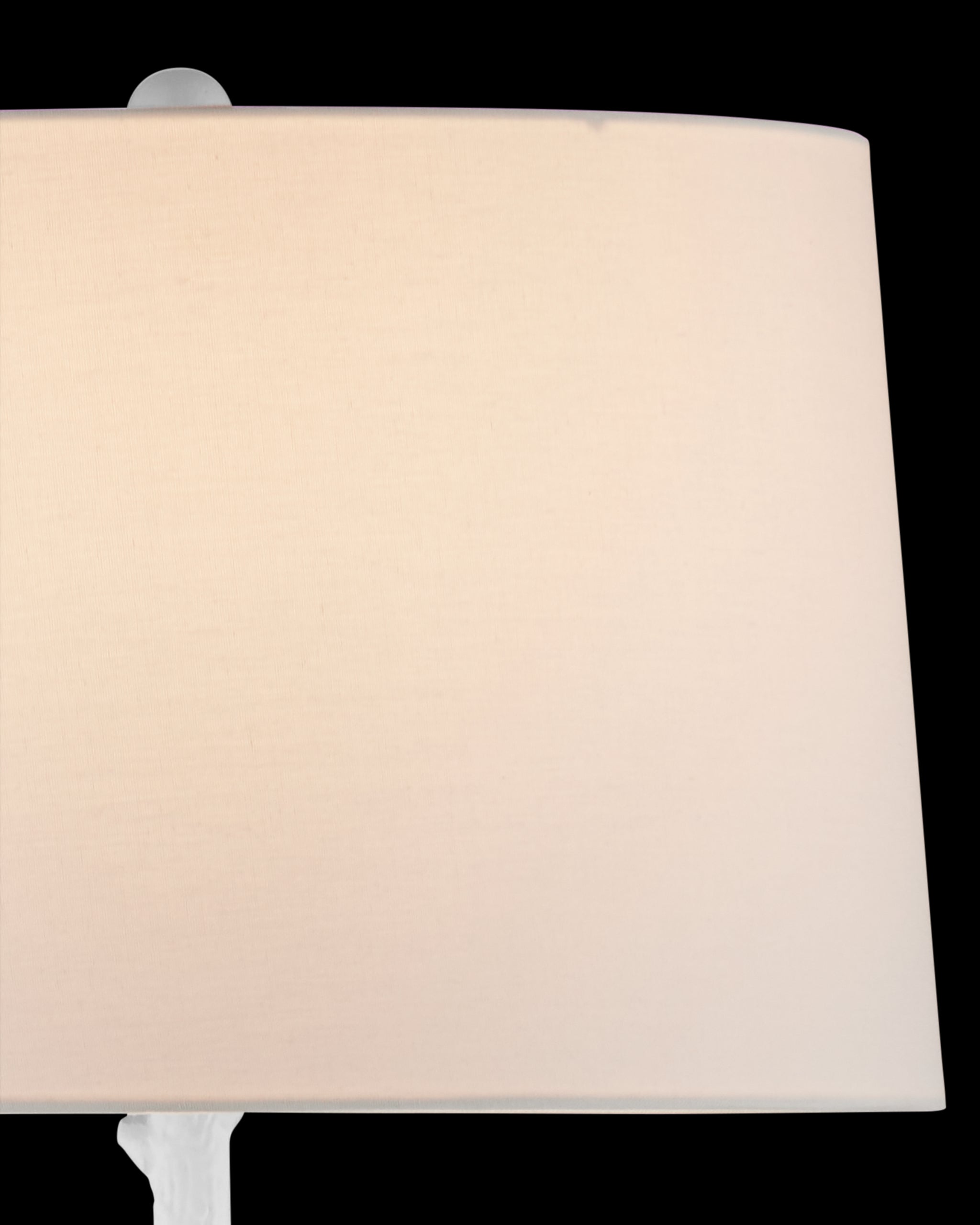 Currey & Company Piaf White Floor Lamp