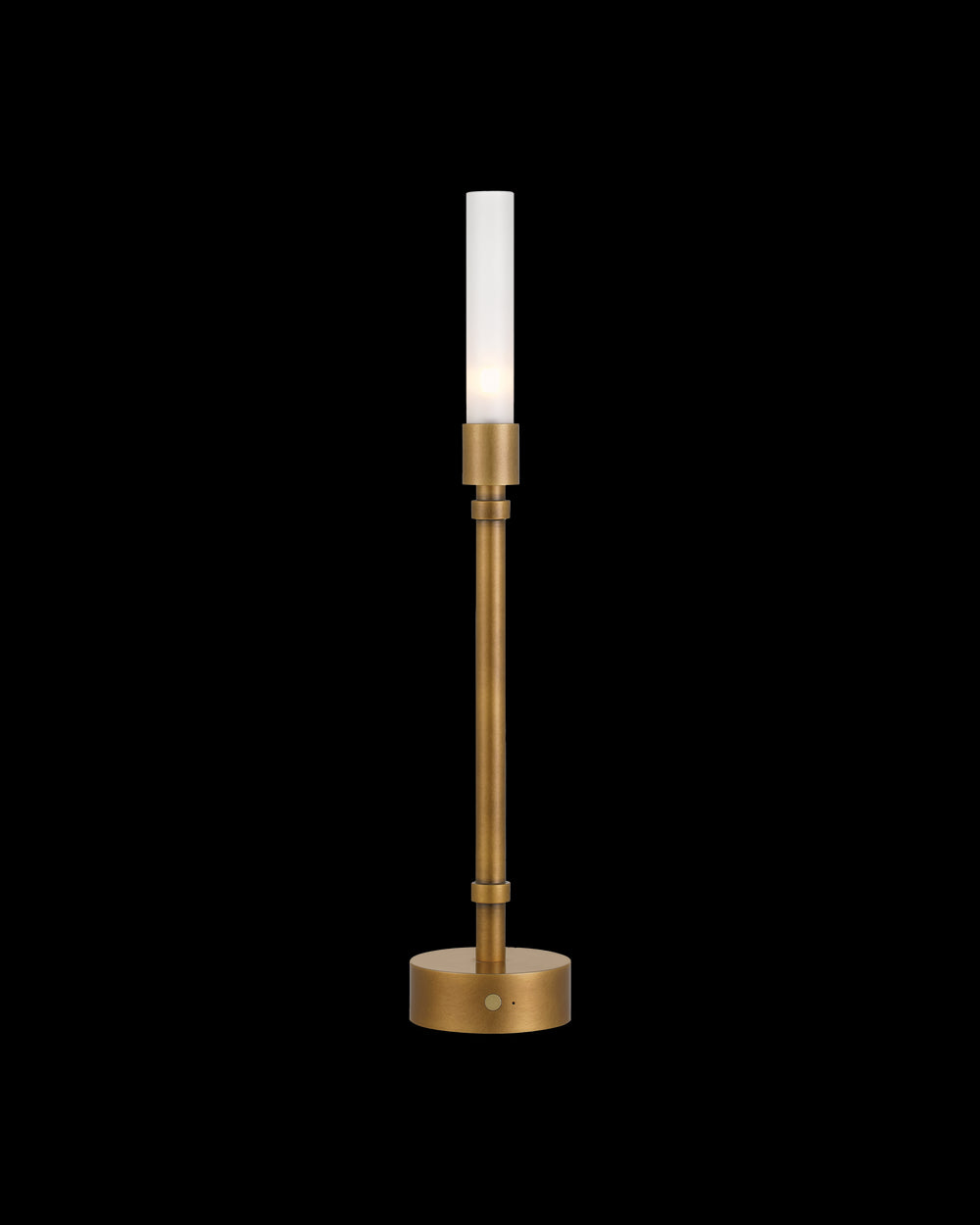 Currey & Company Paseo Brass Cordless Table Lamp