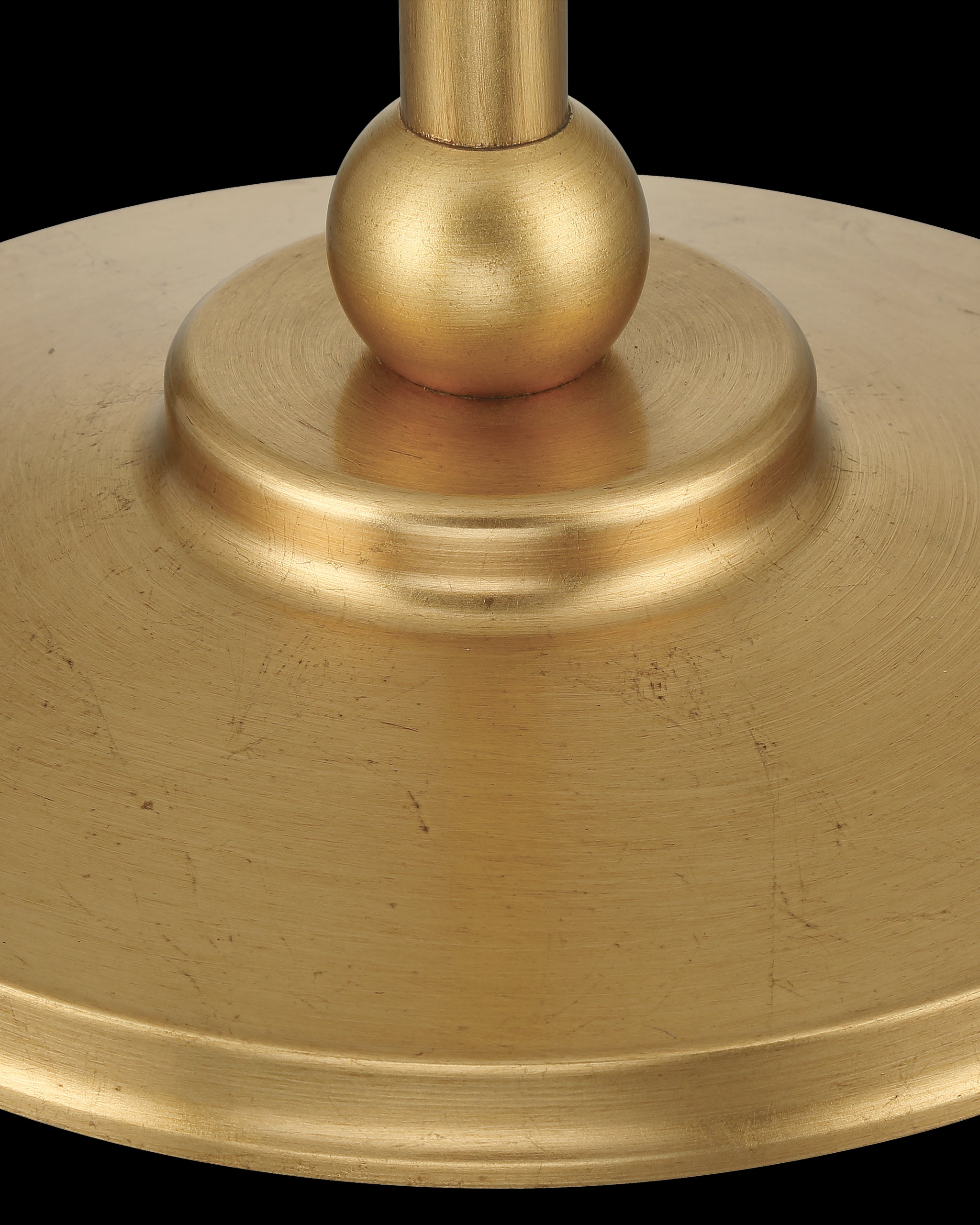 Currey & Company Forget Me Not Gold Floor Lamp