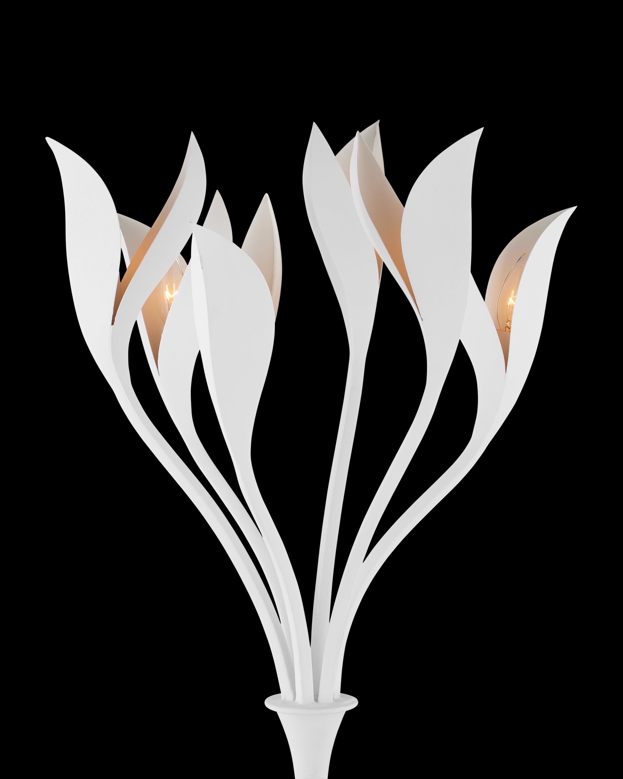 Currey & Company Snowflower Floor Lamp