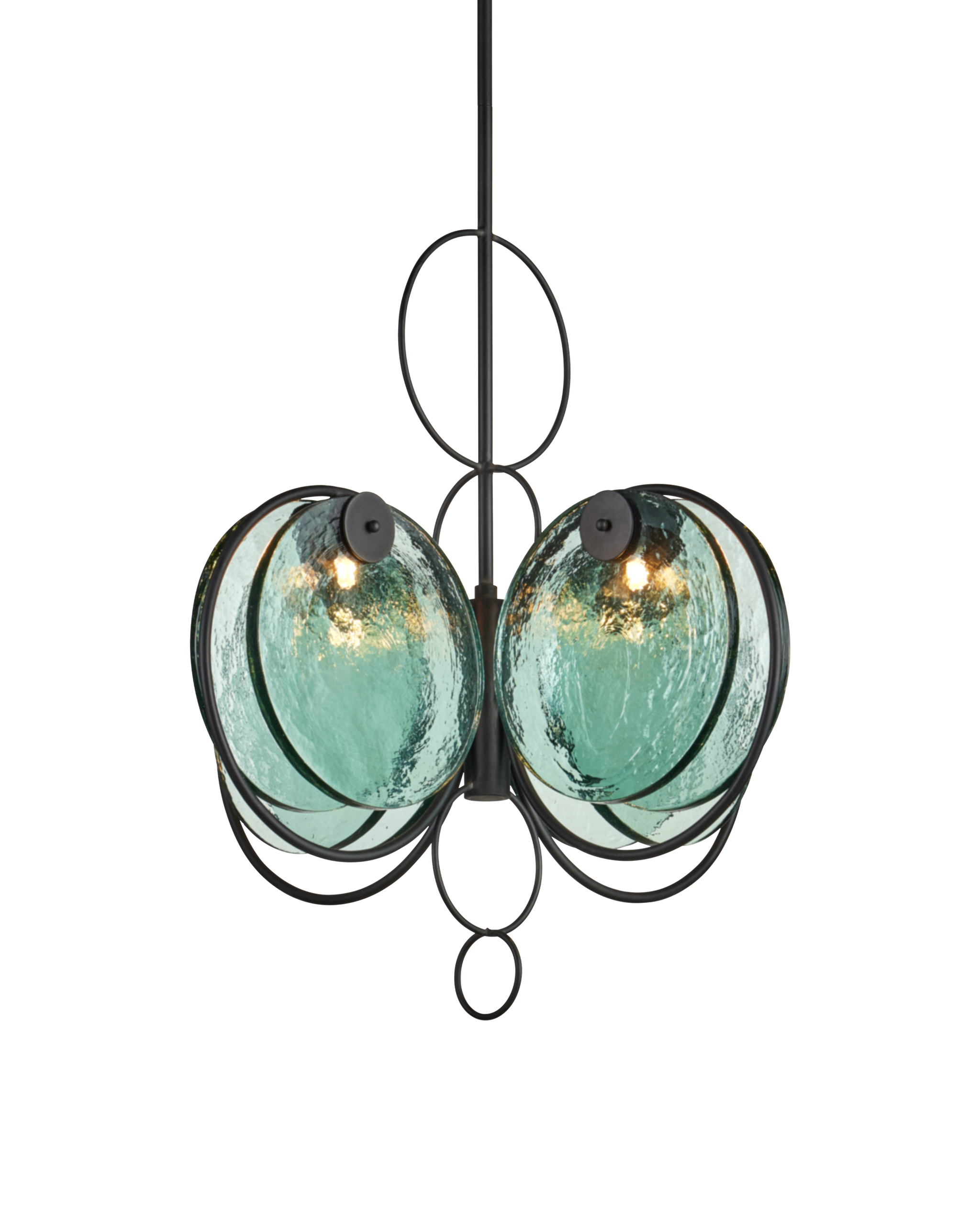 Currey & Company Vesica Piscis Chandelier