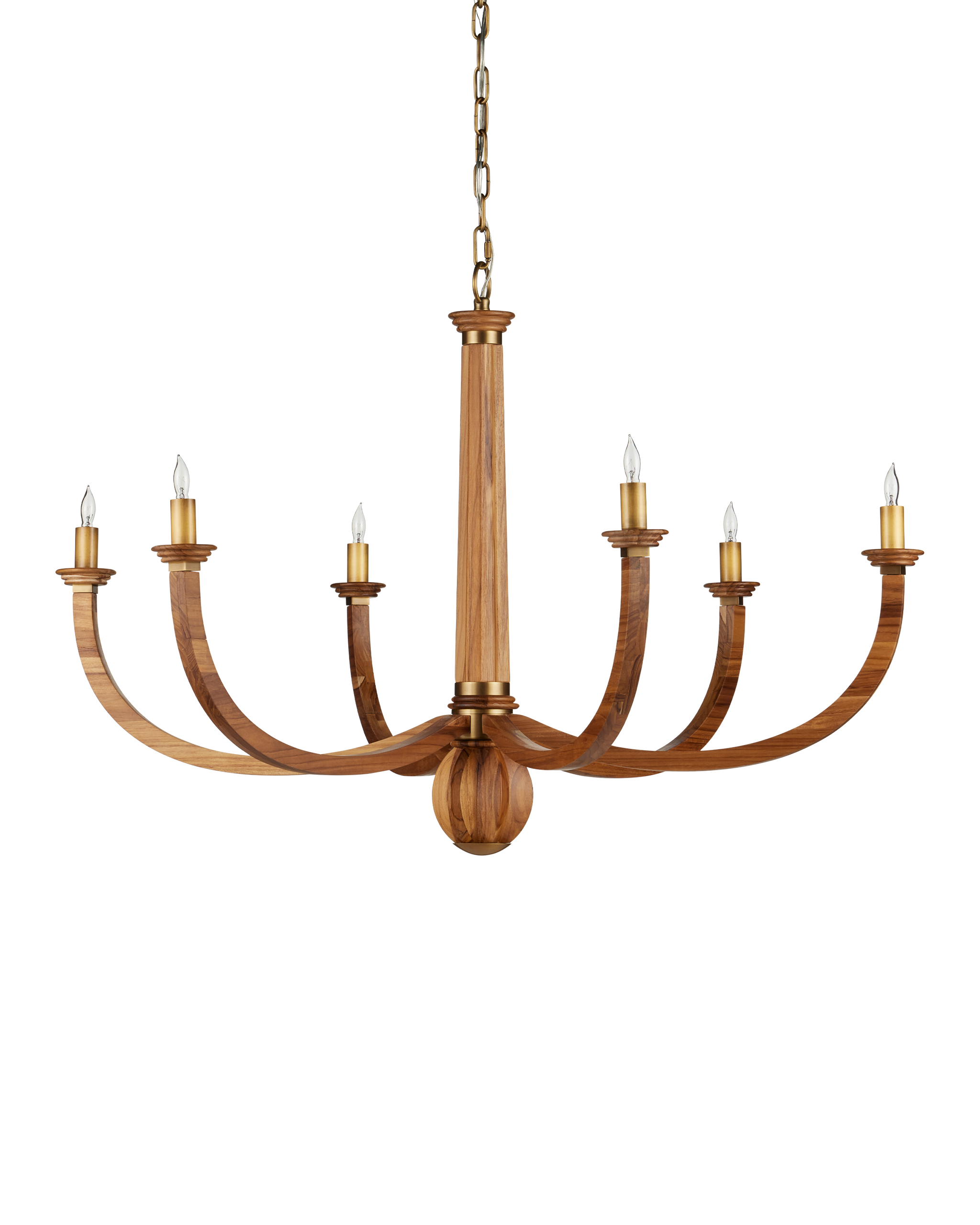 Currey & Company Woodcroft Chandelier