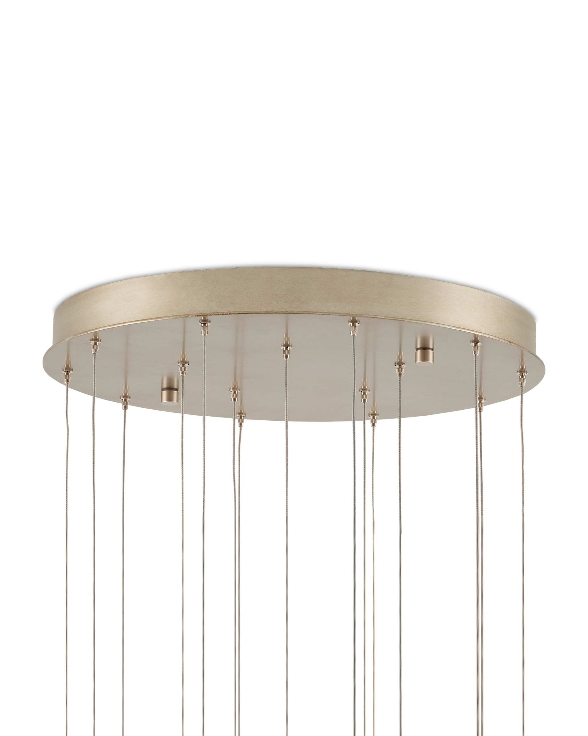 Currey And Company Polpo 15 Light Round Multi Drop Pendant