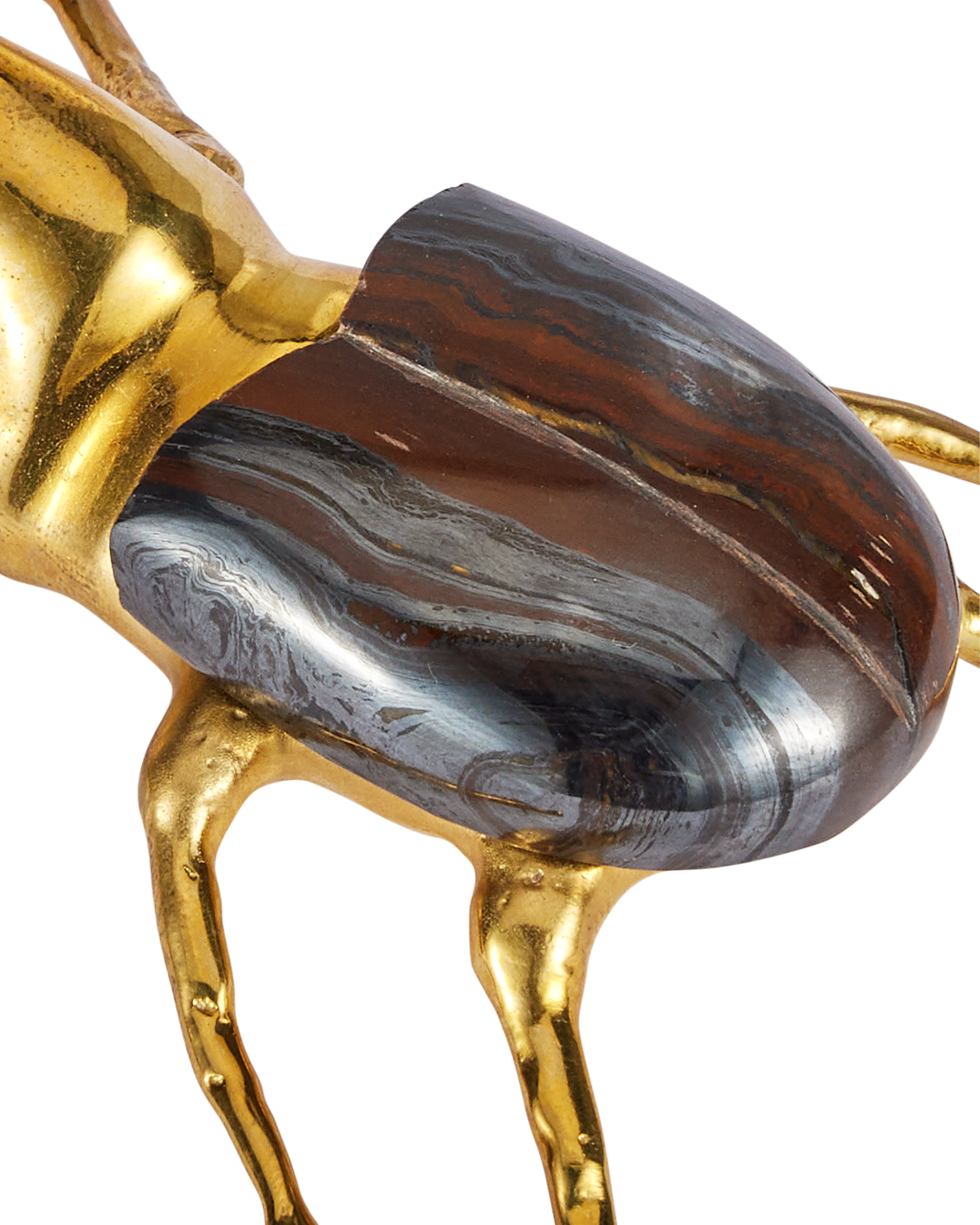 Currey & Company Brass Beetle Colony Set Of 3