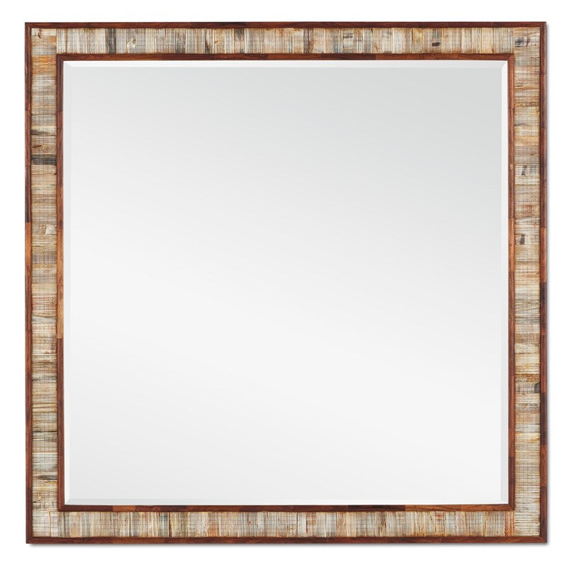Currey And Company Hyson Large Square Mirror