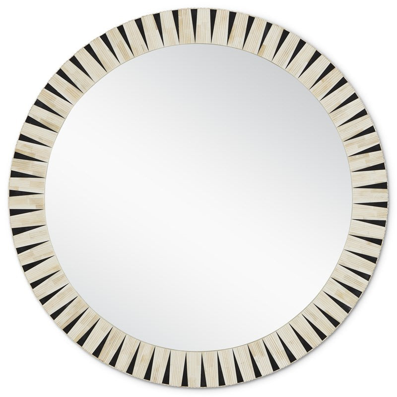 Currey And Company Arvi Round Mirror