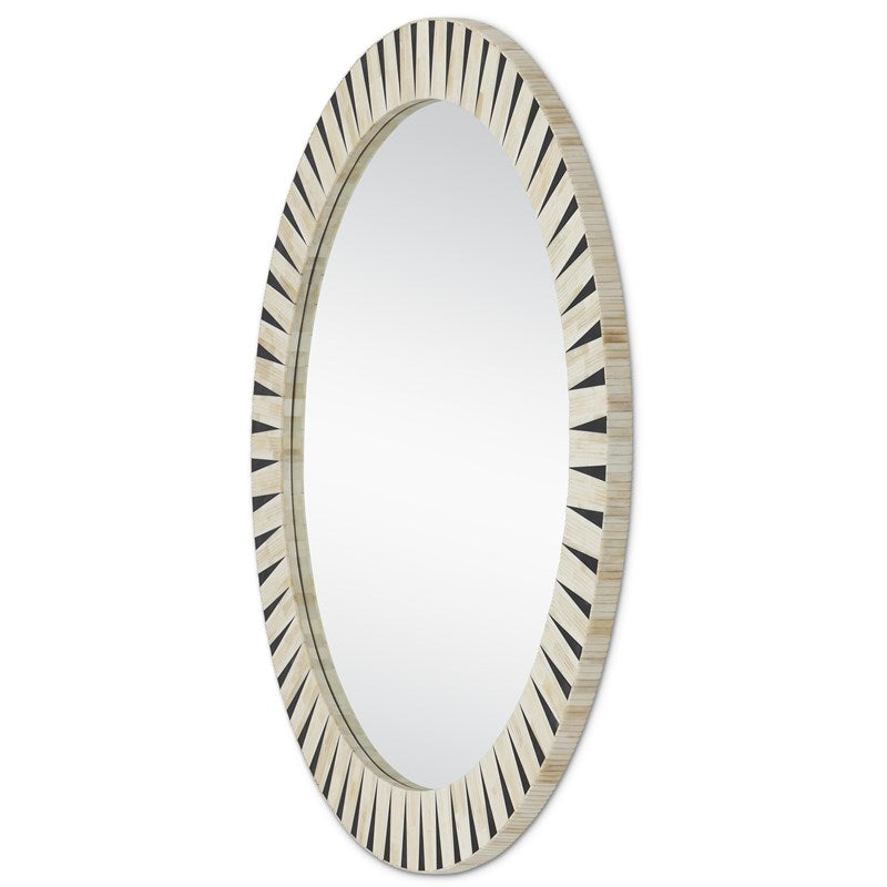 Currey And Company Arvi Round Mirror