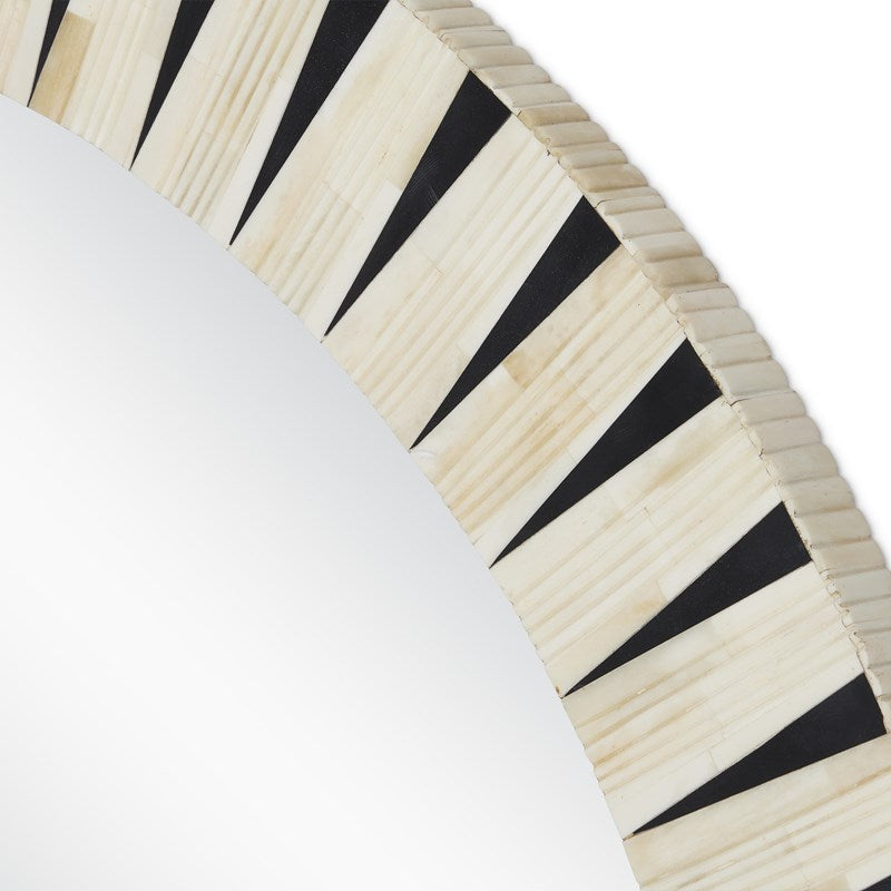 Currey And Company Arvi Round Mirror