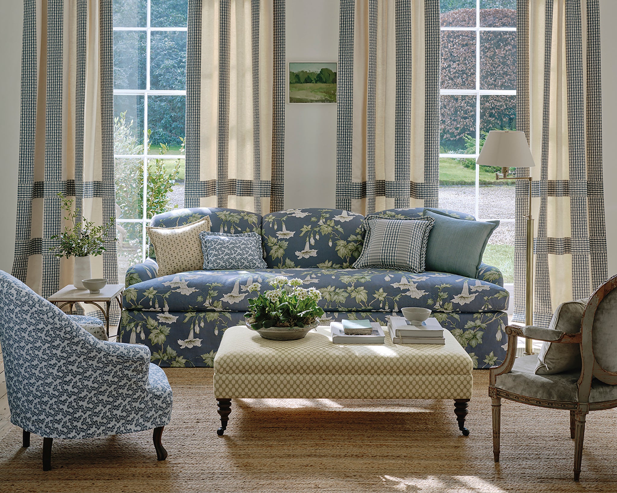Colefax and Fowler Langham Check Fabric
