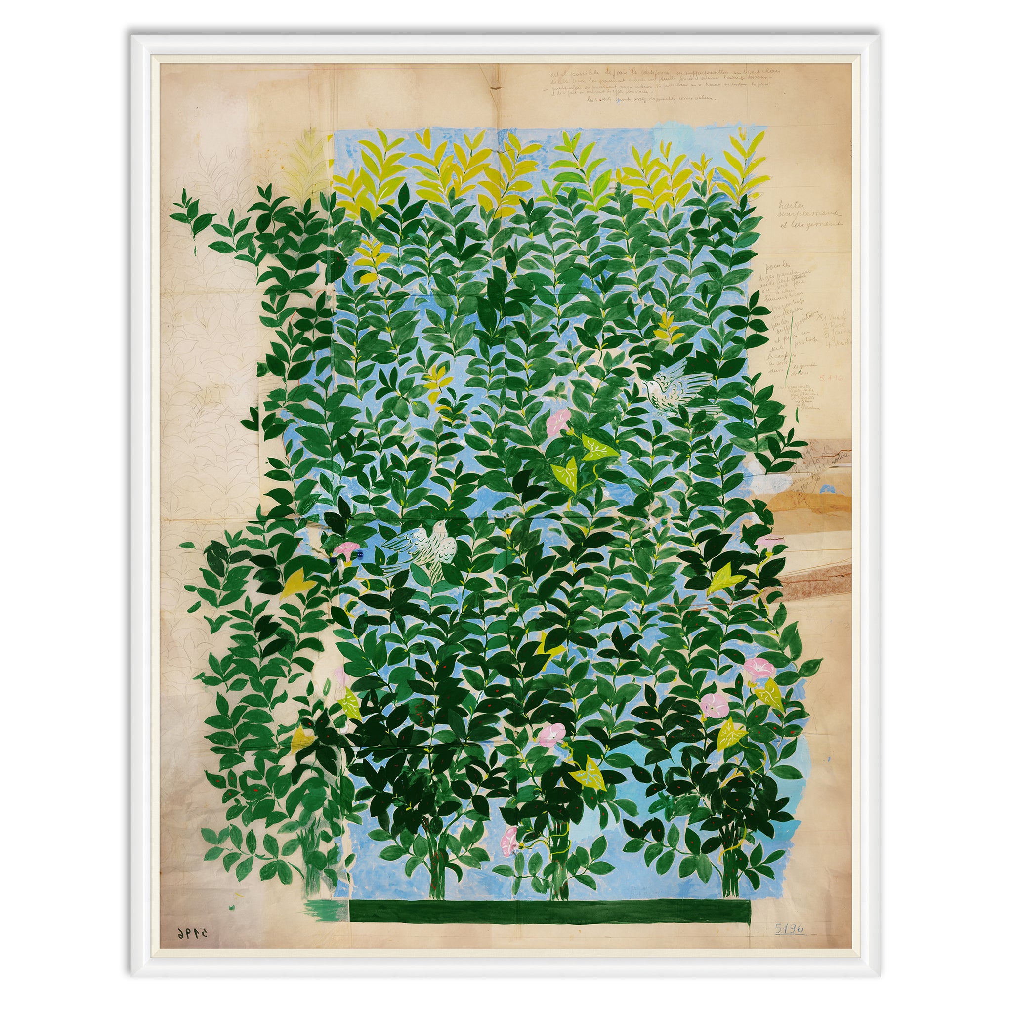 Paule Marrot Green Leaves Art