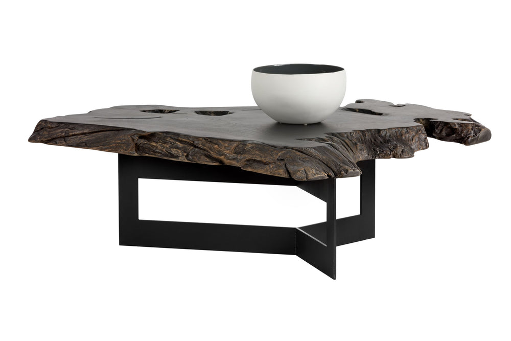 Sunpan Wyatt Coffee Table Black / Dark Brown
