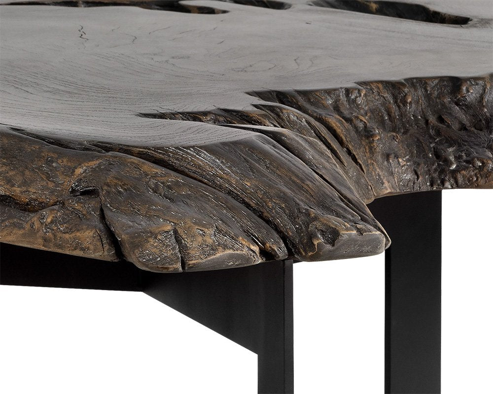 Sunpan Wyatt Coffee Table Black / Dark Brown