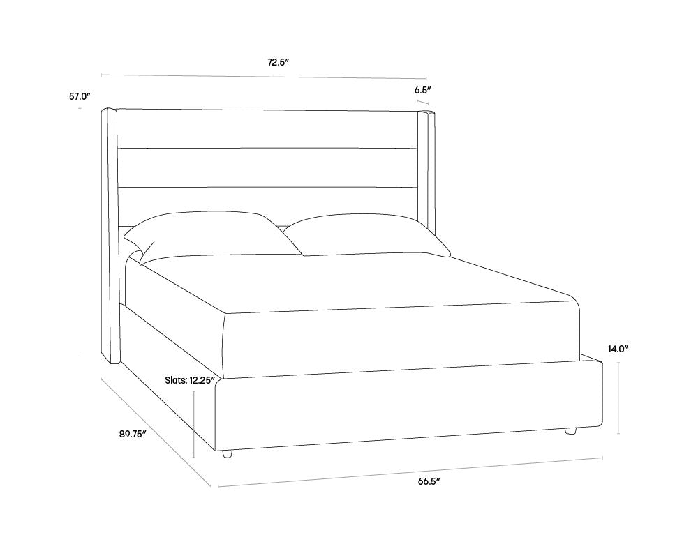 Sunpan Emmit Bed