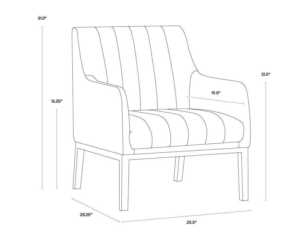 Sunpan Wolfe Lounge Chair