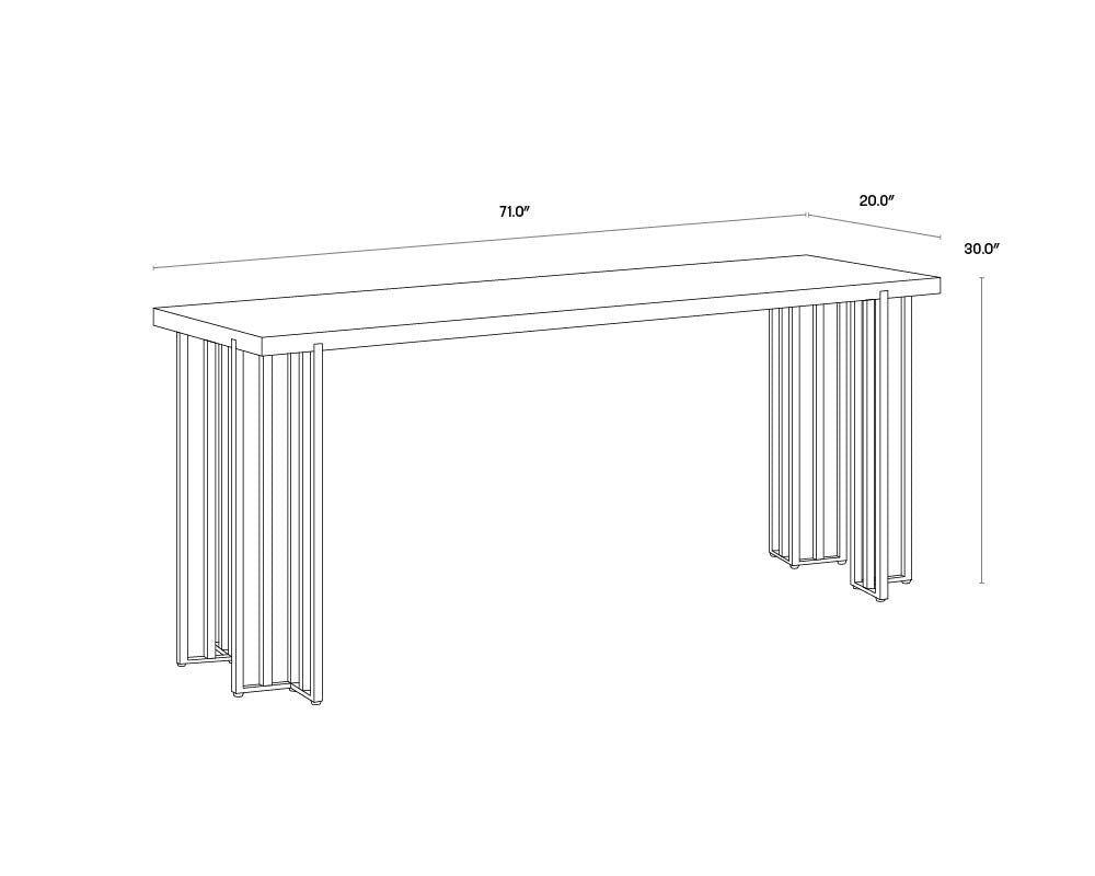 Sunpan Alto Console Table