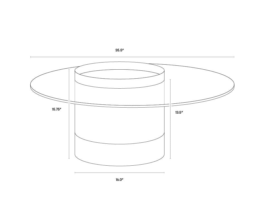 Sunpan Haru Coffee Table
