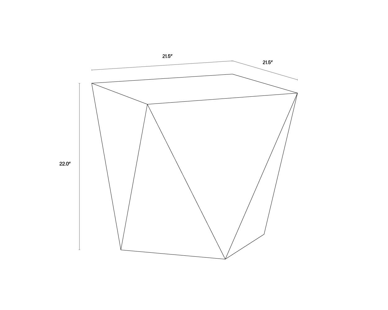 Sunpan Timmons End Table