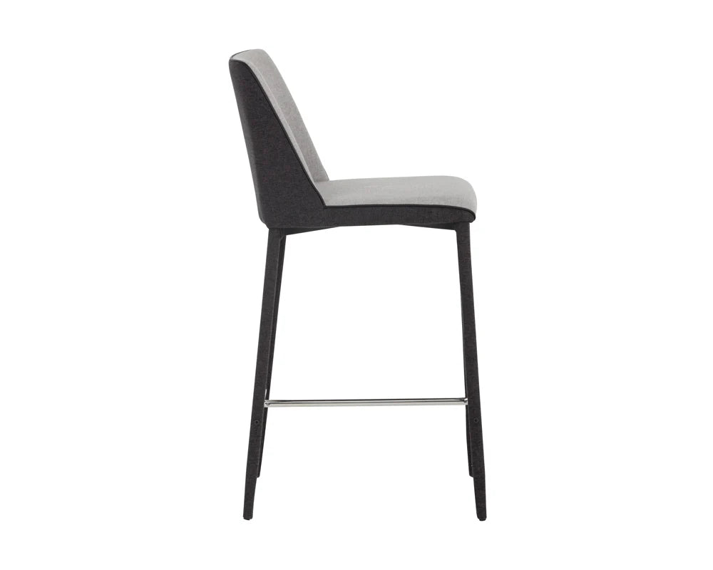 Sunpan Renee Counter Stool Armour Grey / Dark Slate