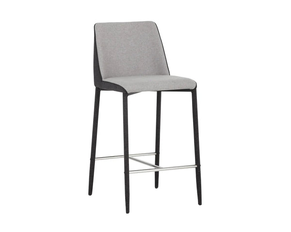 Sunpan Renee Counter Stool Armour Grey / Dark Slate