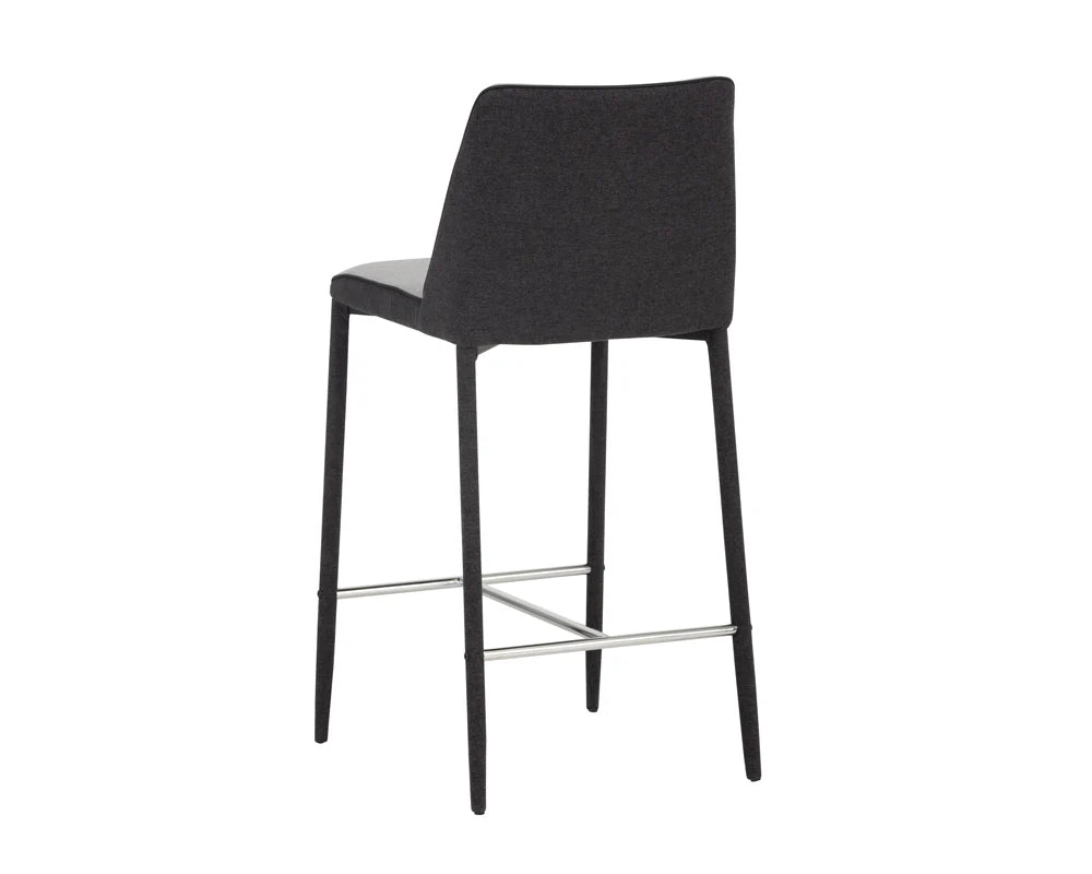Sunpan Renee Counter Stool Armour Grey / Dark Slate