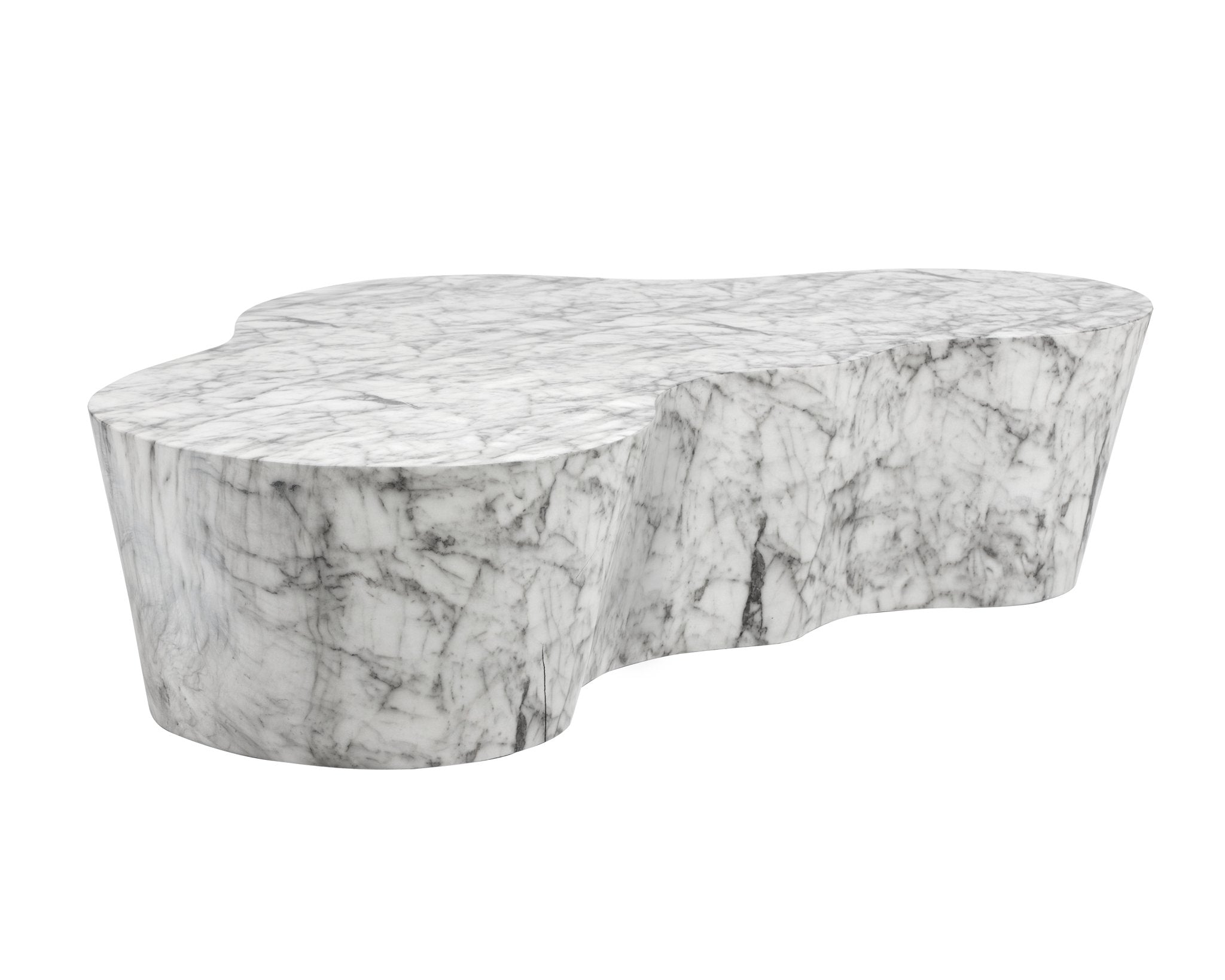 Sunpan Ava Coffee Table Marble Look