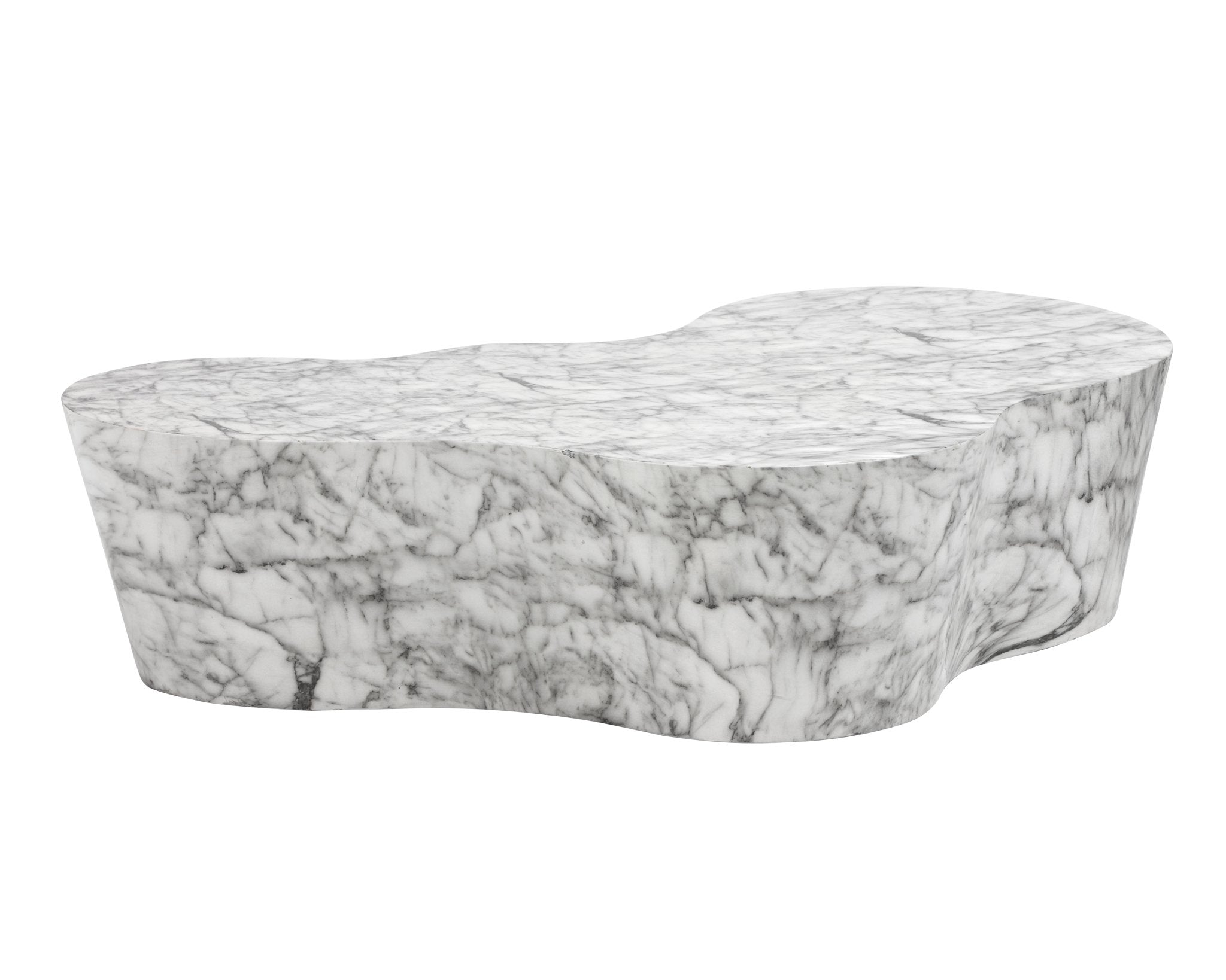 Sunpan Ava Coffee Table Marble Look
