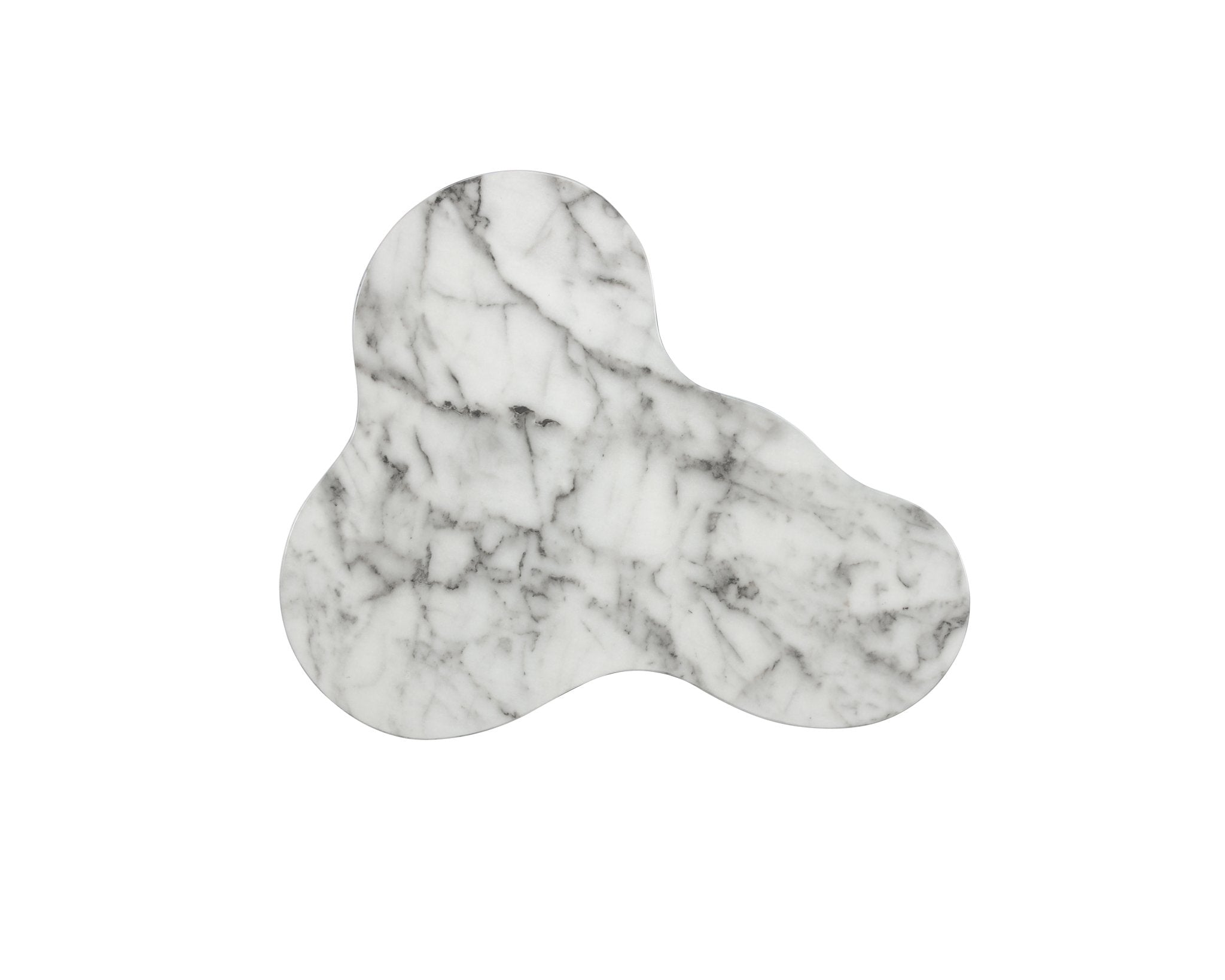 Sunpan Ava End Table Small Marble Look