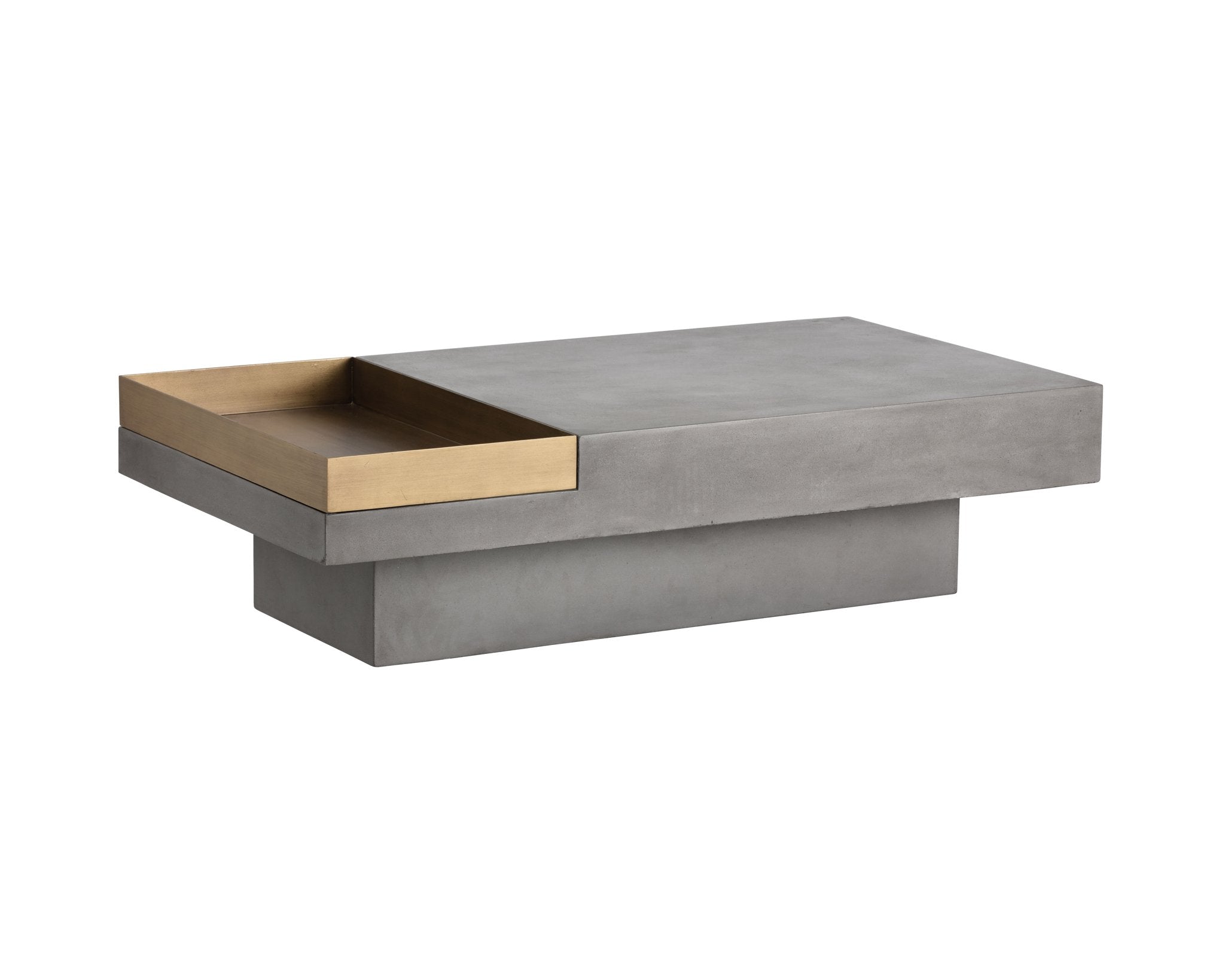 Sunpan Quill Coffee Table Rectangular