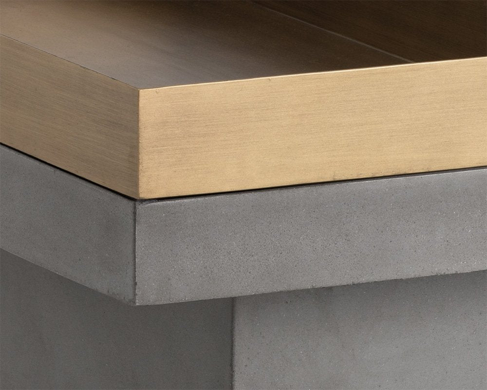 Sunpan Quill Coffee Table Rectangular