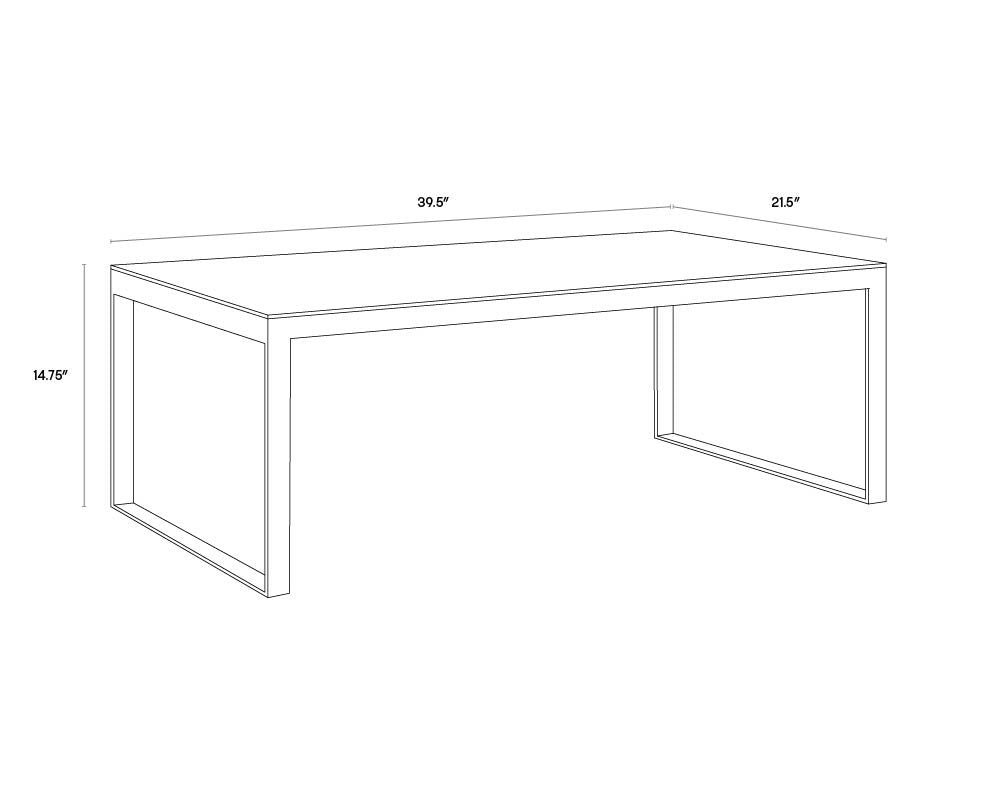 Sunpan Evert Coffee Table High