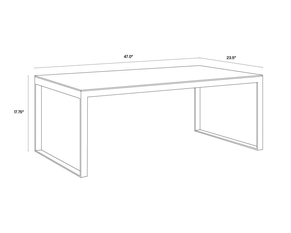 Sunpan Evert Coffee Table High