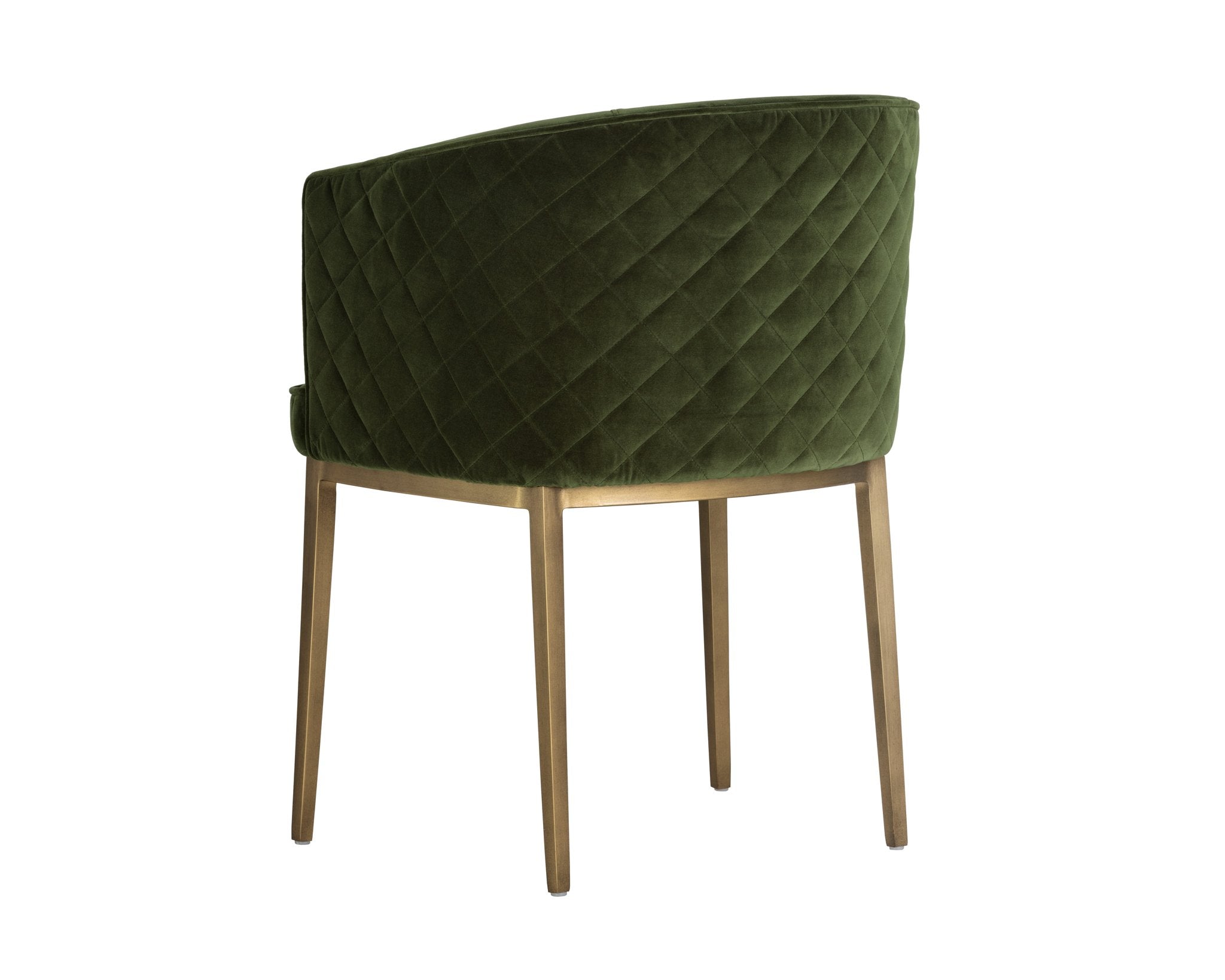 Sunpan Cornella Dining Armchair Forest Green