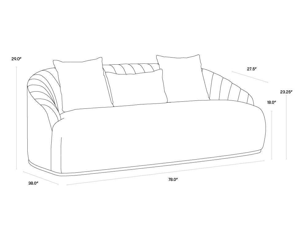Sunpan Astrid Sofa