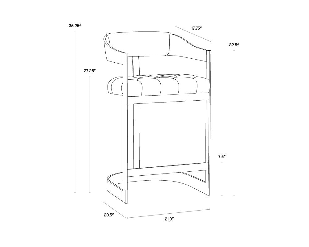 Sunpan Beaumont Counter Stool