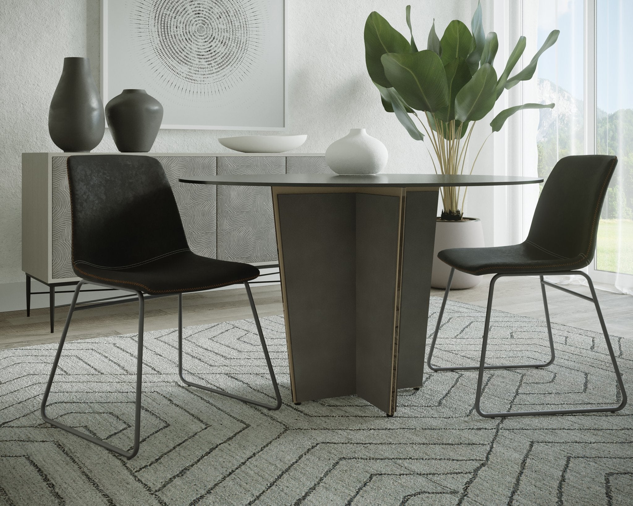 Sunpan Cal Dining Chair Set Of 2