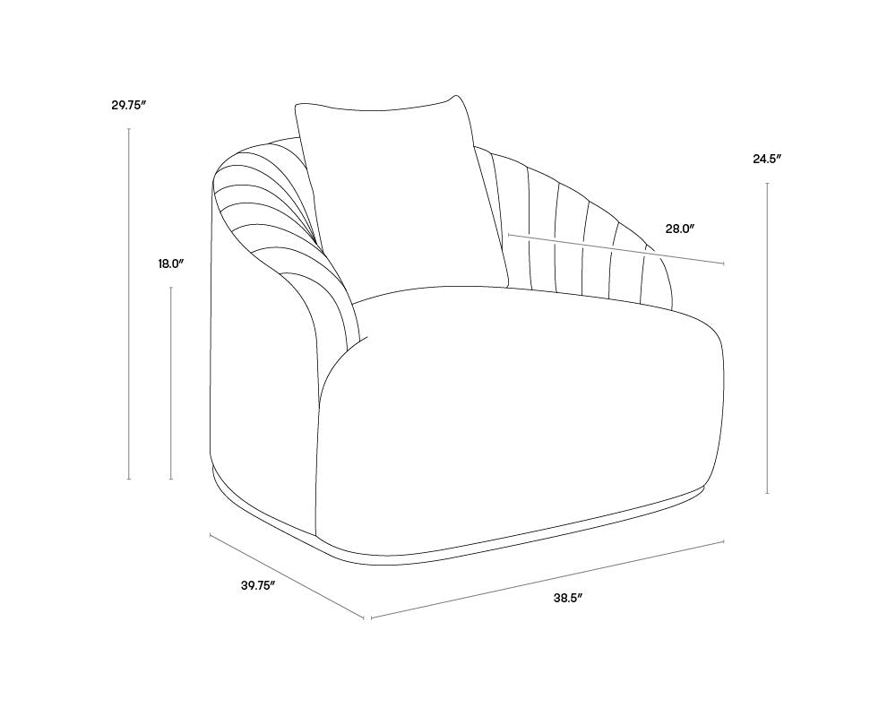Sunpan Astrid Armchair Merlot
