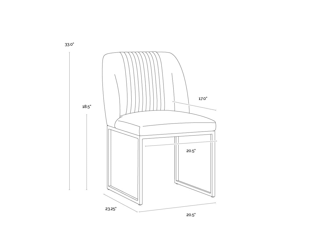 Sunpan Nevin Dining Chair Set Of 2