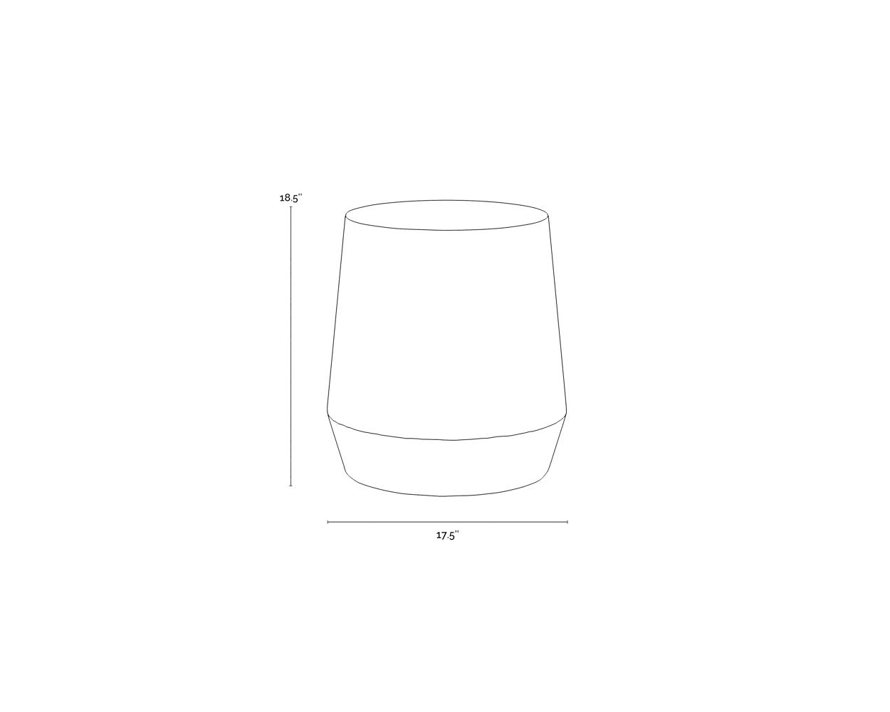 Sunpan Creed End Table